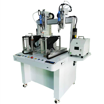 Máquina de montagem automática de parafuso do tipo soprando com sistema de alimentação de parafuso duplo