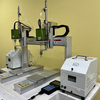 Máquina de fixação de parafuso com feedback de torque e trocador de bits automático para fabricação eletrônica