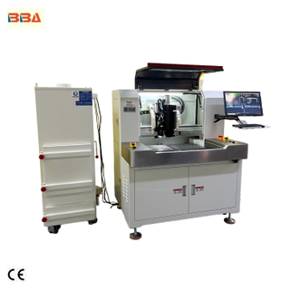 Máquina de depaneling PCB com integração de produção SMT em linha e gabinete de segurança com sensores para linhas de montagem de eletrônicos SMT