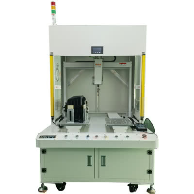 Sistema de travamento de parafuso de alta velocidade para fabricação de eletrônicos com detecção de erros