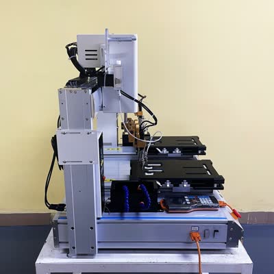 Máquina de solda robótica com sistema de alimentação de estanho e sistema de alimentação de estanho para solda LED