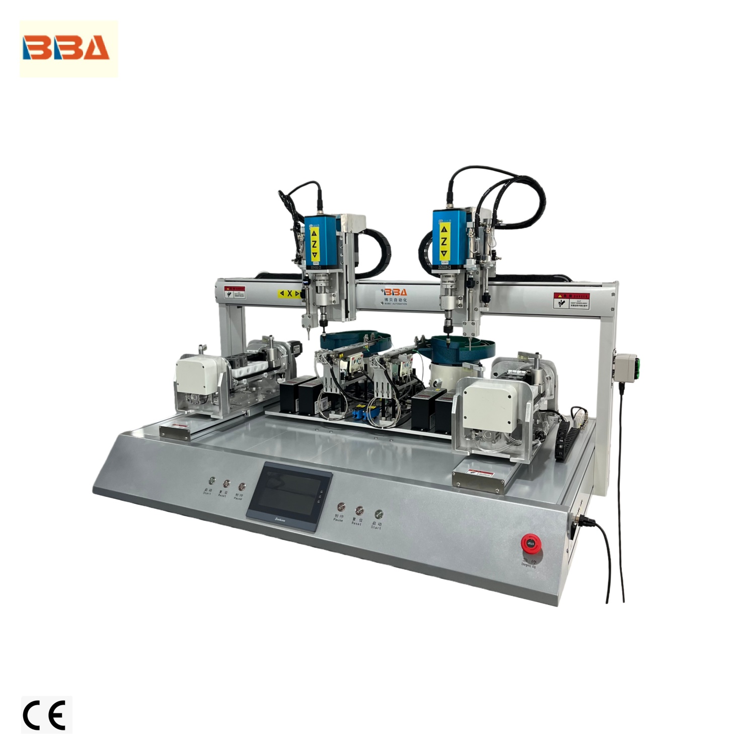 Máquina automática de insertos roscados para alinhamento de insertos guiados por visão em geometrias complexas e tipos de componentes mistos, reduzindo taxas de refugo e retrabalho