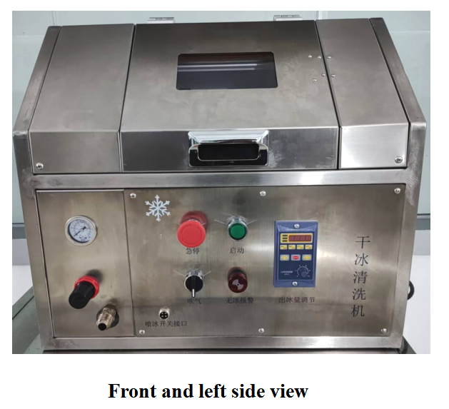 M&aacute;quina de jateamento de gelo seco