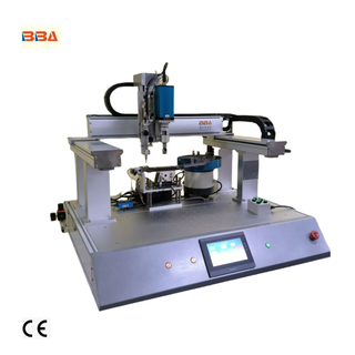  Máquina personalizada de montagem de insertos de parafuso acionada por servo, de mesa/mesa, máquina integrada para prensar e testar insertos de parafuso em peças automotivas.