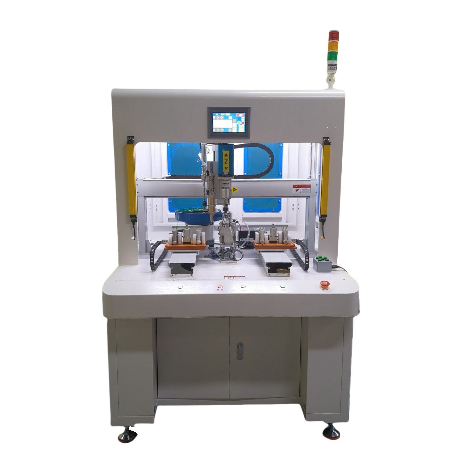 Máquina automática do conjunto da inserção da linha do fio para peças de aço inoxidável do alumínio do metal máquina servo da imprensa do helicóptero