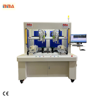 Máquina de montagem de inserção de rosca de visão de cabeça dupla tipo gabinete, máquina automática de inserção de helicoil M3 para fundição sob pressão de alumínio
