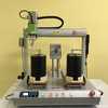 Máquina de aparafusamento automática de estação dupla, máquina de montagem de parafuso de radiador eletrônico, máquina de parafuso de alarme de parafuso anti-perda