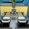Máquina de travamento de parafuso de placa de circuito de controle servo, alimentador de parafuso automático para produção de placa principal eletrônica