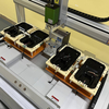 Máquina de fixação automática de parafuso, estação dupla de mesa, servo para carregador de fone de ouvido tws, travamento de caixa de plástico
