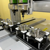 Verificador automático do calibre da linha do go no-go da cabeça dobro dianteira & traseira, máquina de classificação interna da inspeção da linha do prendedor