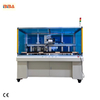 Máquina de solda automática de cabeça dupla tipo gabinete para plugue de alimentação PDU Robô de solda automática de estação dupla para soquete PDU e soldagem de plugue Fabricante chinês