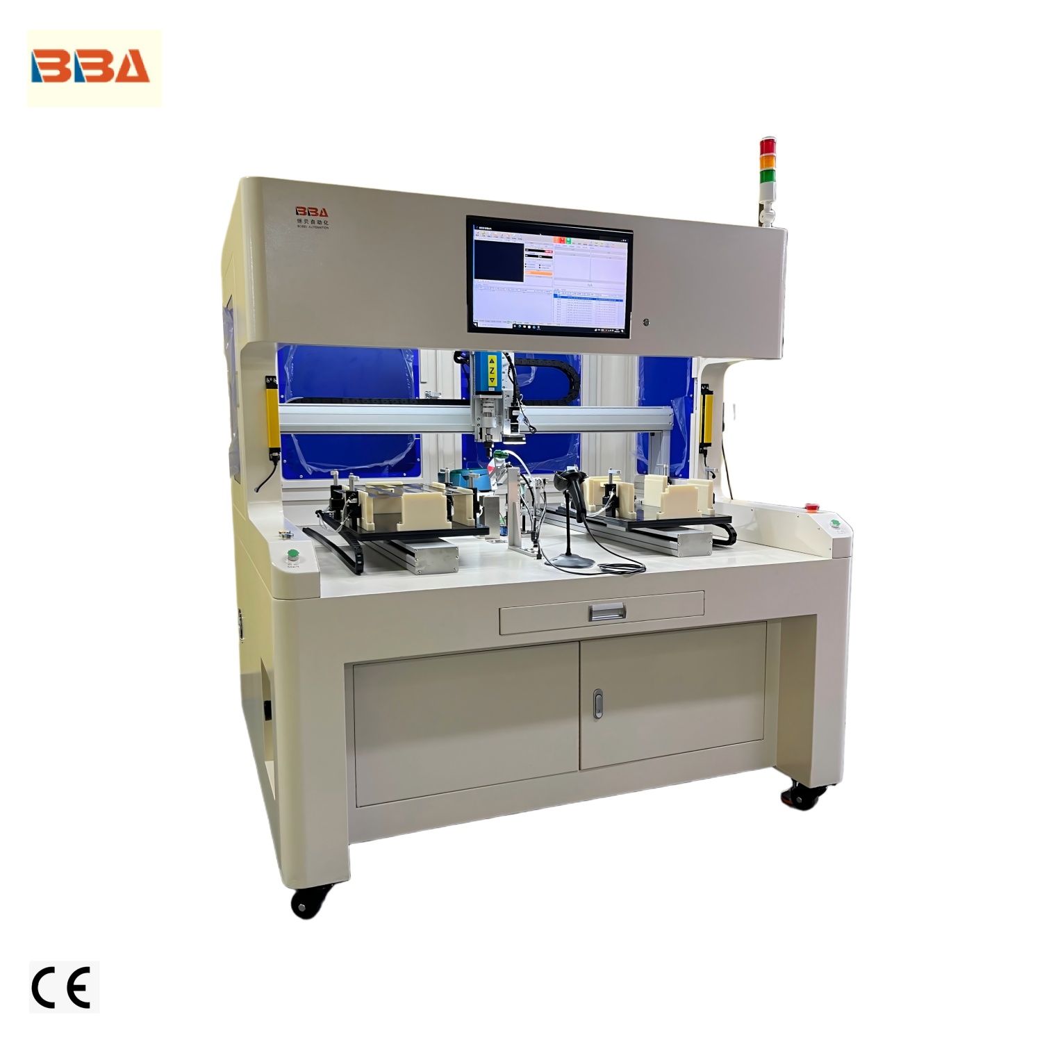 Máquina de montagem de insertos roscados totalmente automática com inspeção visual CCD, alimentação automática, aperto de precisão com verificação de assentamento e tampa de montagem anti-desalinhamento/anti-deformação