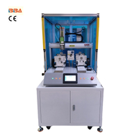 Máquina de aparafusar de cabeça dupla (dianteira e traseira) estilo gabinete; acessório personalizado com mecanismo giratório para fixação; adequado para produtos plásticos; Fabricante chinês.