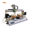 Robô de aparafusamento duplo servo de mesa personalizado; máquina de aparafusar de alta velocidade e estação dupla para caixas plásticas de controle remoto de pequenos eletrodomésticos; Máquina de aparafusar PCB.